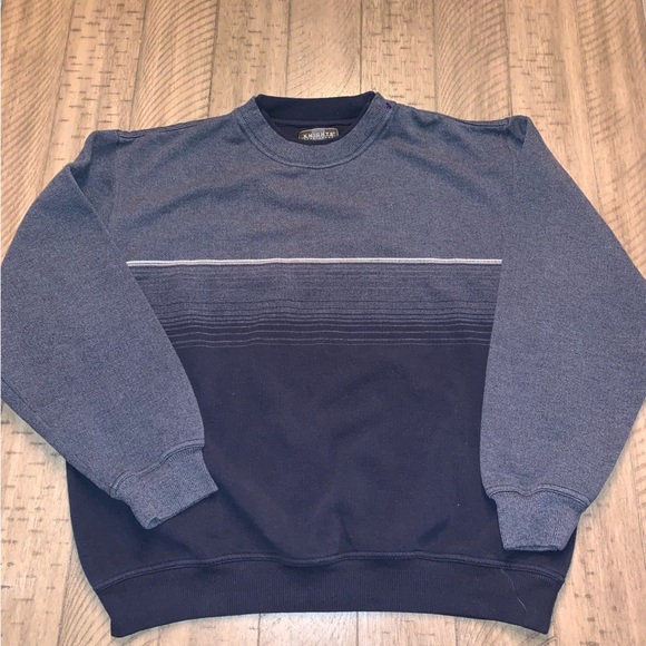 Knights Apparel Blue Crewneck Sweater with Two-Tone Design - Picture 1 of 3
